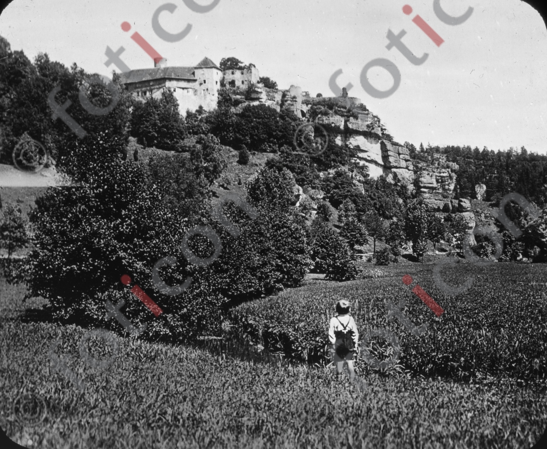 Burg Rabenstein | Rabenstein Castle - Foto foticon-simon-162-013-sw.jpg | foticon.de - Bilddatenbank für Motive aus Geschichte und Kultur